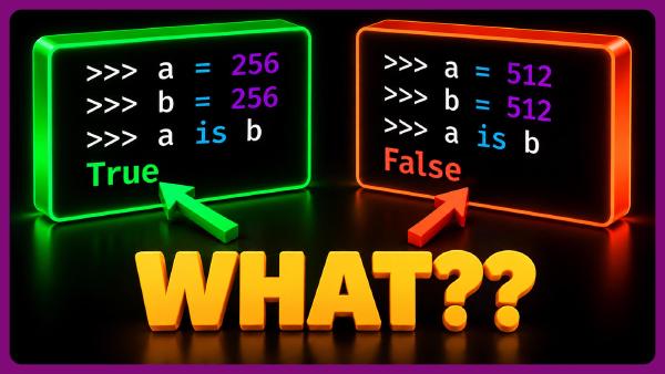 Why 256 is 256, but 512 is not 512 in Python